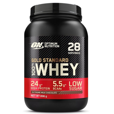 Optimum Nutrition 100% Whey Gold 900g Extreme Milk Chocolate