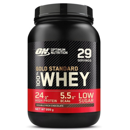 Optimum Nutrition 100% Whey Gold 900g Double Rich Chocolate