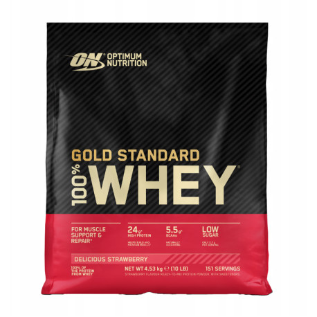 Optimum Nutrition 100% Whey Gold 4540g Strawberry