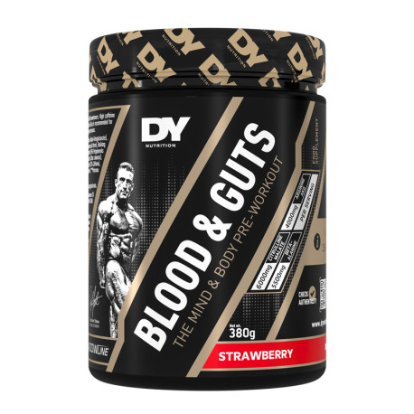 DY Nutrition BLOOD &amp; GUTS 380g Strawberry