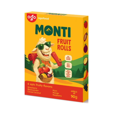 MONTI ovocná trubička mix - 90g