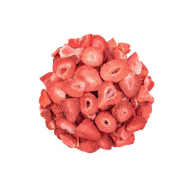 Jahody lyofilizované plátky - 10kg