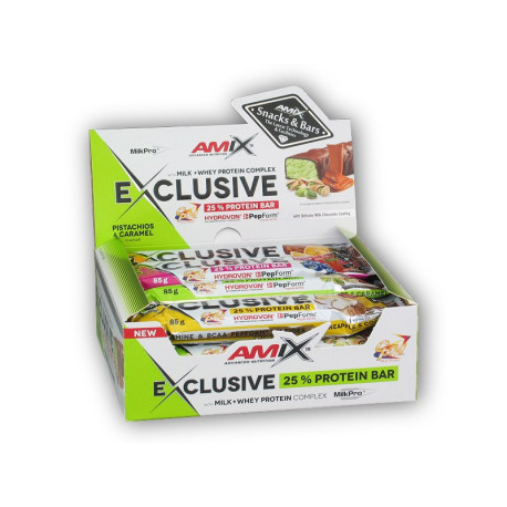12x Exkluzívna proteínová tyčinka 85g