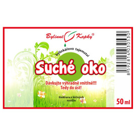 Suché oko - Bylinné kvapky (tinktúra) Bylinkárovo tajomstvo 50 ml