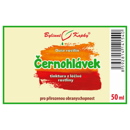 Čiernohlávok - Bylinné kvapky (tinktúra) Duša rastlín 50 ml