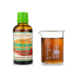 Echinacea purpurová kvitnúca vňať - Bylinné kvapky (tinktúra) Duša rastlín 50 ml