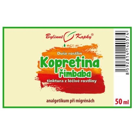 Rimbaba obyčajná - Bylinné kvapky (tinktúra) Duša rastlín 50 ml
