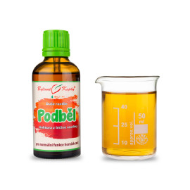 Podbeľ liečivý - Bylinné kvapky (tinktúra) Duša rastlín 50 ml