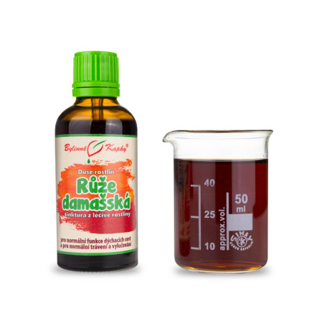 Ruža damascénska - Bylinné kvapky (tinktúra) Duša rastlín 50 ml