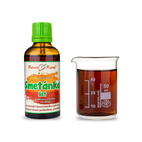 Púpava lekárska list - Bylinné kvapky (tinktúra) Duša rastlín 50 ml