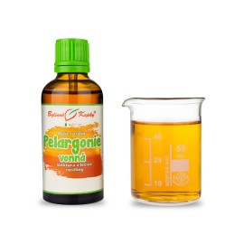 Pelargónia - Bylinné kvapky (tinktúra) Duša rastlín 50 ml