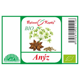 Bedrovník anýzový BIO - bylinné kvapky (tinktúra) 50 ml