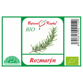 Rozmarín BIO - bylinné kvapky (tinktúra) 50 ml