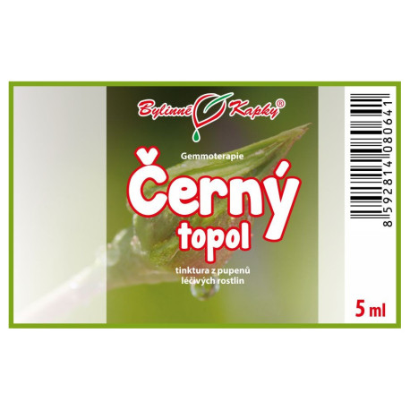 Topoľ čierny púčiky 5 ml - gemmoterapie