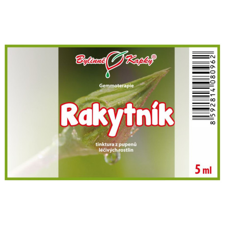 Rakytník púčiky 5 ml - gemmoterapie