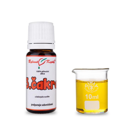 3.čakra - 100 % prírodné silice - zmes esenciálnych (éterických) olejov 10 ml