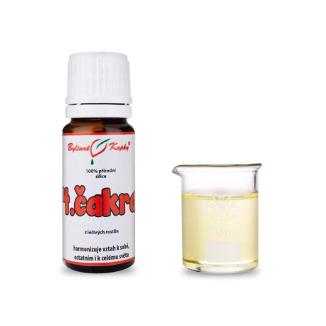4.čakra - 100 % prírodné silice - zmes esenciálnych (éterických) olejov 10 ml