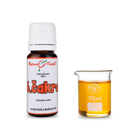 6.čakra - 100 % prírodné silice - zmes esenciálnych (éterických) olejov 10 ml