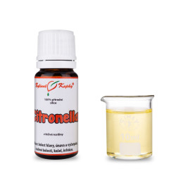 Citronella 100% prírodné silice - esenciálny (éterický) olej 10 ml