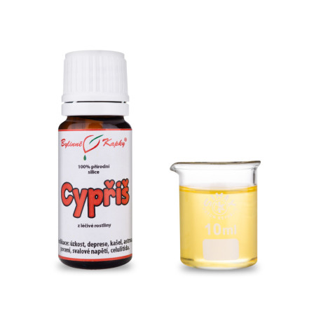 Cyprus 100% prírodné silice - esenciálny (éterický) olej 10 ml