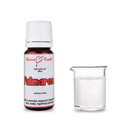 Palmarosa 100% prírodné silice - esenciálny (éterický) olej 10 ml
