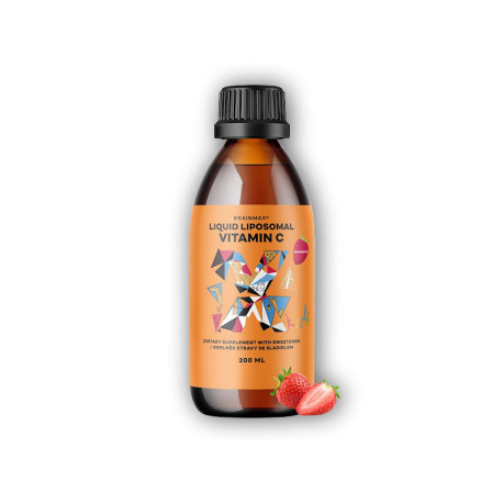 KIDS Tekutý lipozomálny vitamín C 500mg 200ml - jahodový