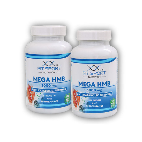 2x Mega HMB 3000mg 120 vegetariánskych uzáverov