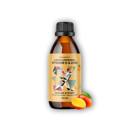 KIDS Liquid Liposomal Vitamin C &amp; Zink 150ml - mango