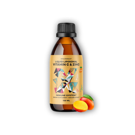 KIDS Liquid Liposomal Vitamin C &amp; Zink 150ml - mango