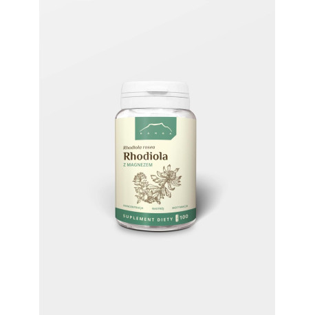 Rhodiola s magnéziovými kapsulami x 550 mg - 100