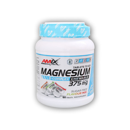 Magnesium 5-Complex žuvacie tablety 60 tbl Multi flavor