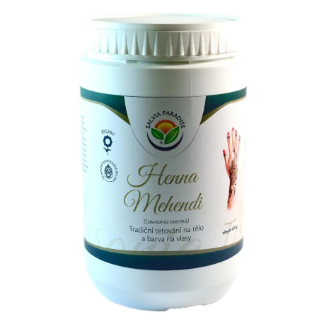 Henna Mehendi tradičné tetovanie na tele a vlasoch, farba 400 g