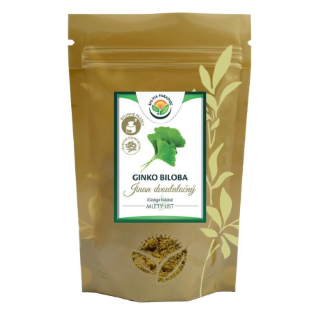 Ginkgo biloba, mleté listy 120g