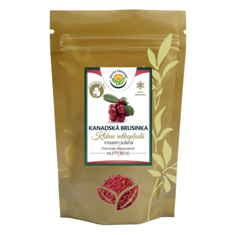 Kanadské brusnice mleté lyofilizované - lyofilizované 50g