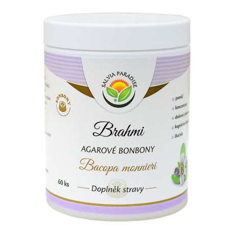 Brahmi - Bacopa monnieri agar cukríky 60 ks