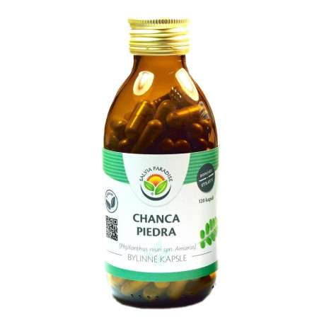 Chanca piedra má kapacitu 120 dielov