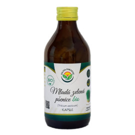 Kapsuly mladej zelenej pšenice BIO 190 ks