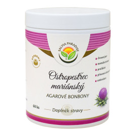 Cukríky z agaru z pestrectu mariánskeho 60 kusov