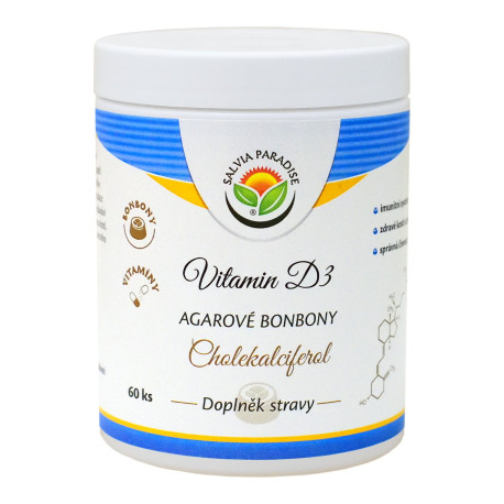 Vitamín D3 – Cholecalciferol agarové cukríky 60 x