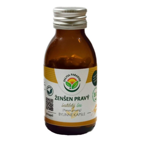 Ženšen 6 rokov starý - kapsuly ženšenu BIO 60 ks
