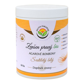 Ženšen-agarové cukríky BIO 60 kusov