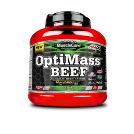 OptiMass Beef 2500g with HYDROBEEF® - Double White Chocolate