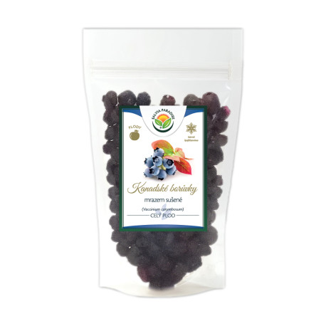 Lyofilizované kanadské čučoriedky – lyofilizované 50g