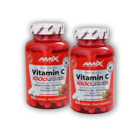 2x vitamín C 1000mg + šípky 100 cps