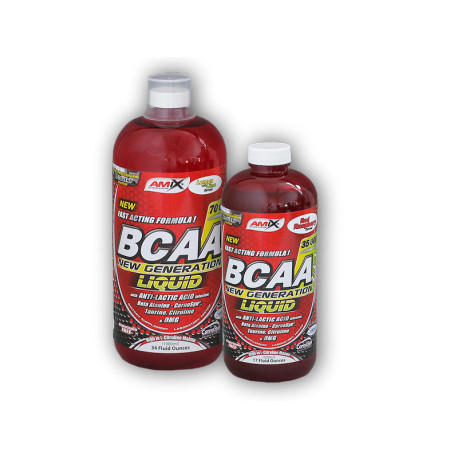 BCAA New Generation Liquid 1l + 500ml - ružová limonáda - ovocný punč