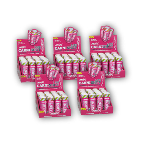 4x CarniShot 3000 20x60ml + 1x ZDARMA - mango