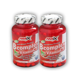 2x B-komplex + vitamín C + vitamín E 90 kapsúl