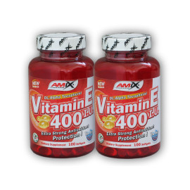 2x vitamín E 400IU 100 mäkkých gélov