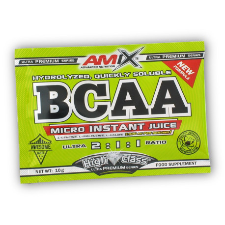 BCAA Micro Instant Juice 10g sáčkov ŠPECIÁLNA PONUKA - citrónovo-limetkový