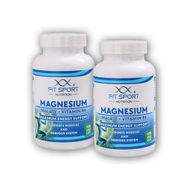 2x magnézium + vitamín B6 120 zeleninových kapsúrok - Energy Magnesium